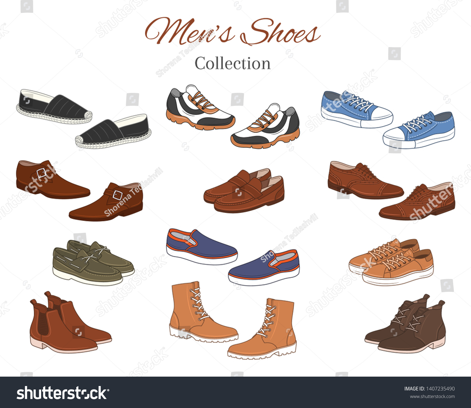 types of mens shoes