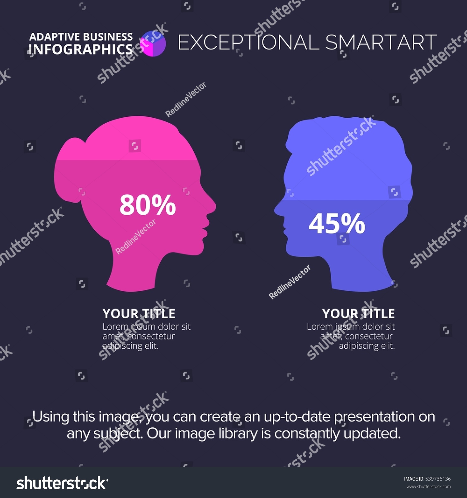 Men Versus Women Infographic Template Stock Vector (Royalty Free) 539736136 Shutterstock