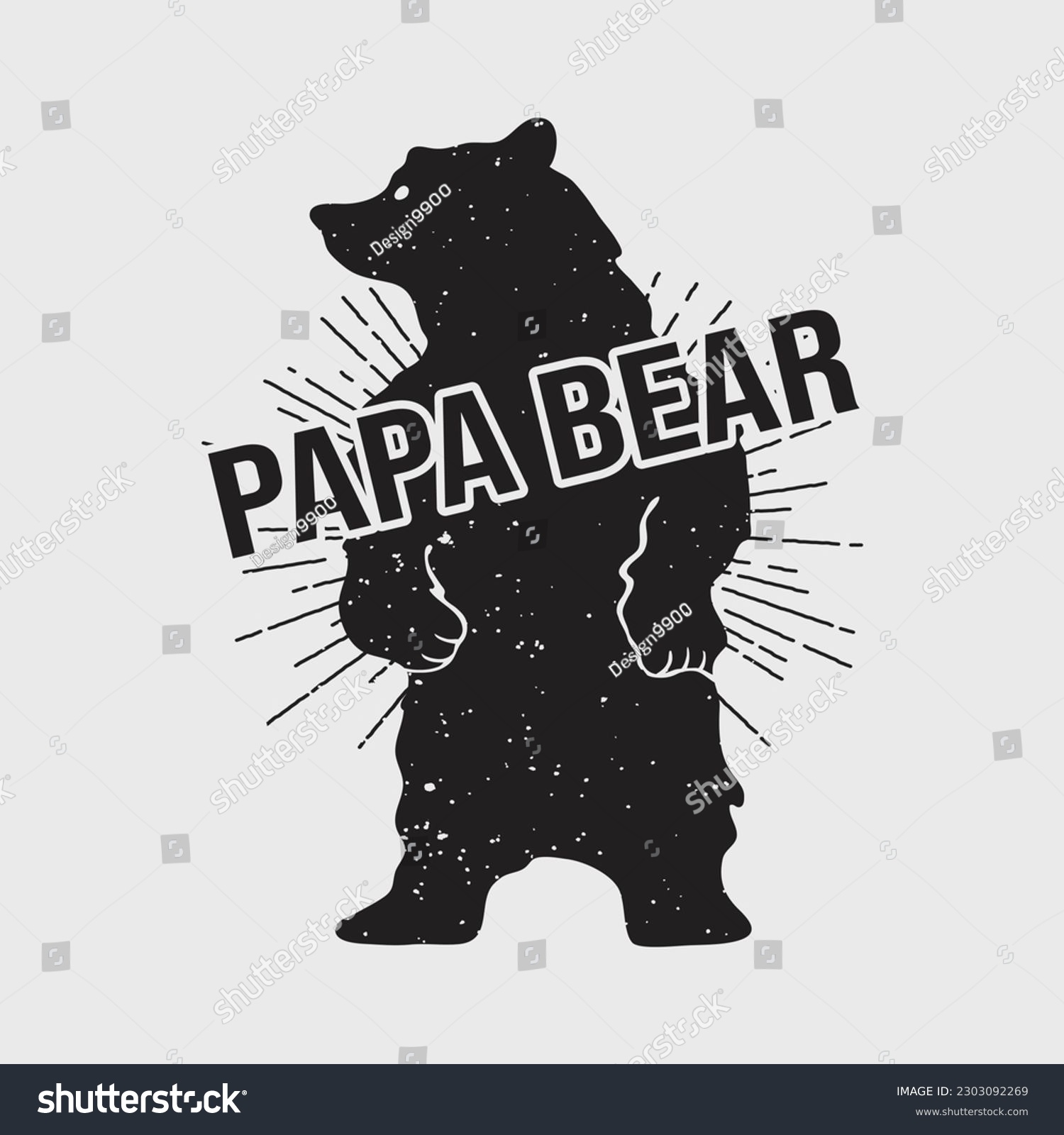 SVG of Mens Colorado CO Flag PAPA Bear Fathers Day Gift Mans Dad T-Shirt svg