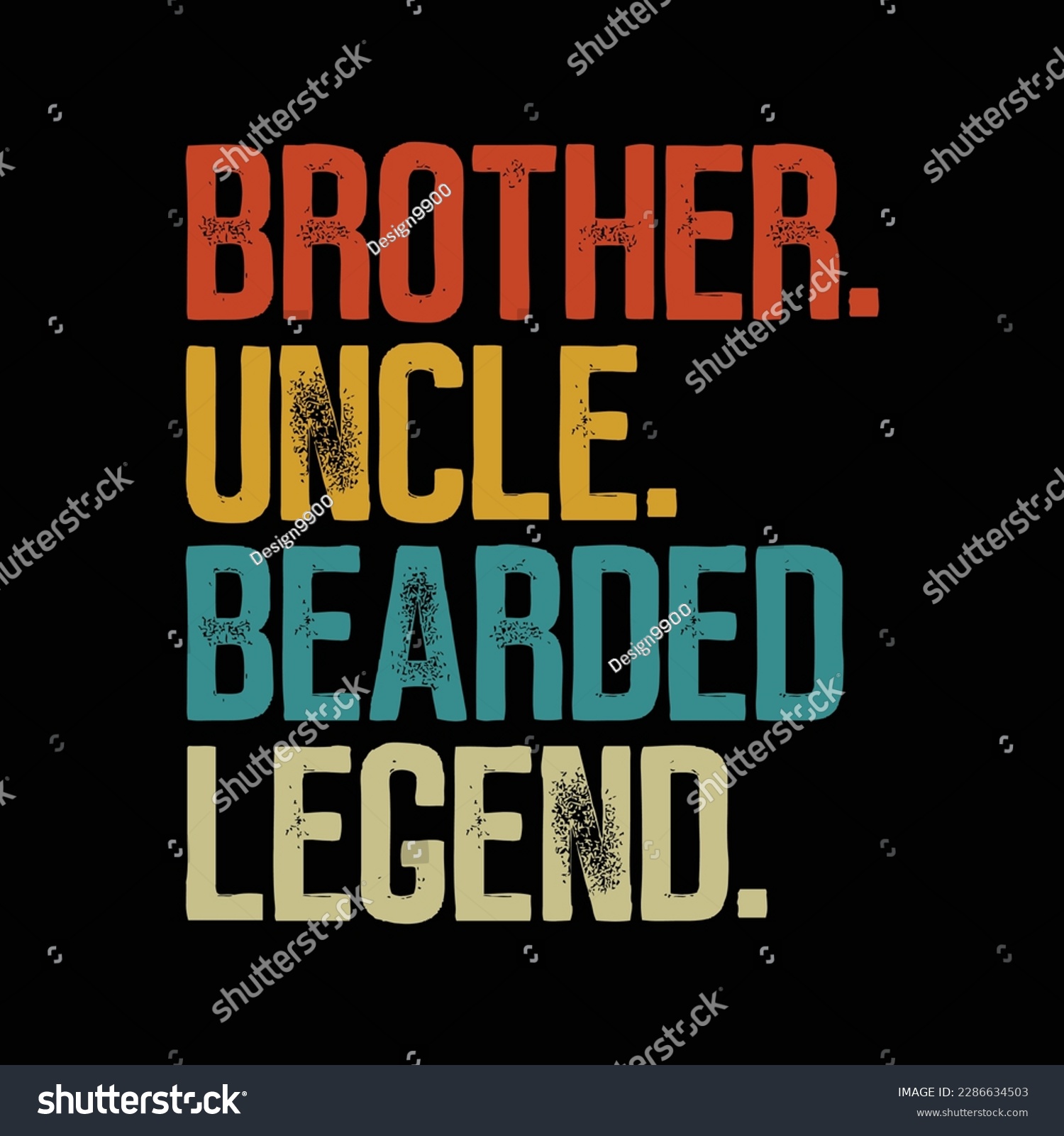 SVG of Mens Funny Bearded Brother Uncle Beard Legend Vintage Retro svg