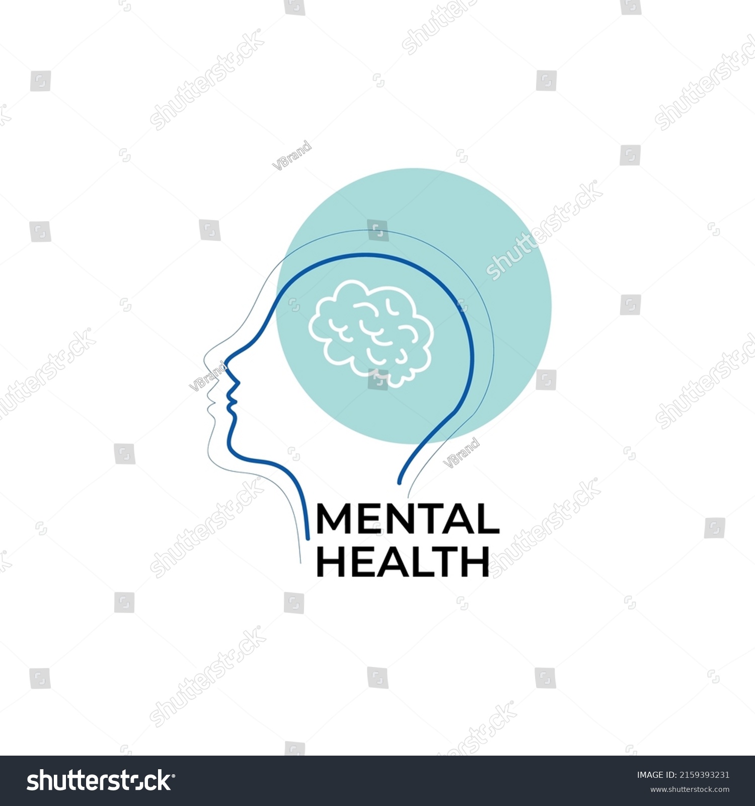 Mental Health Women Vector Stock Vector (Royalty Free) 2159393231 ...