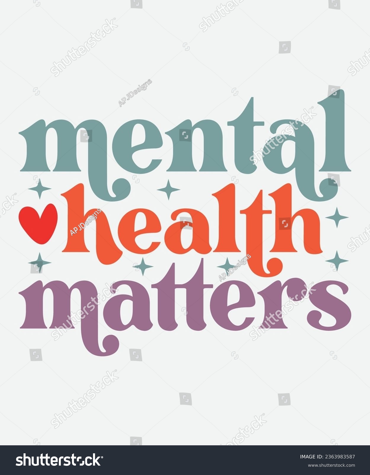 SVG of mental health matters retro design, mental health matters t-shirt, matters svg, mental health retro, mental health t-shirt, png svg