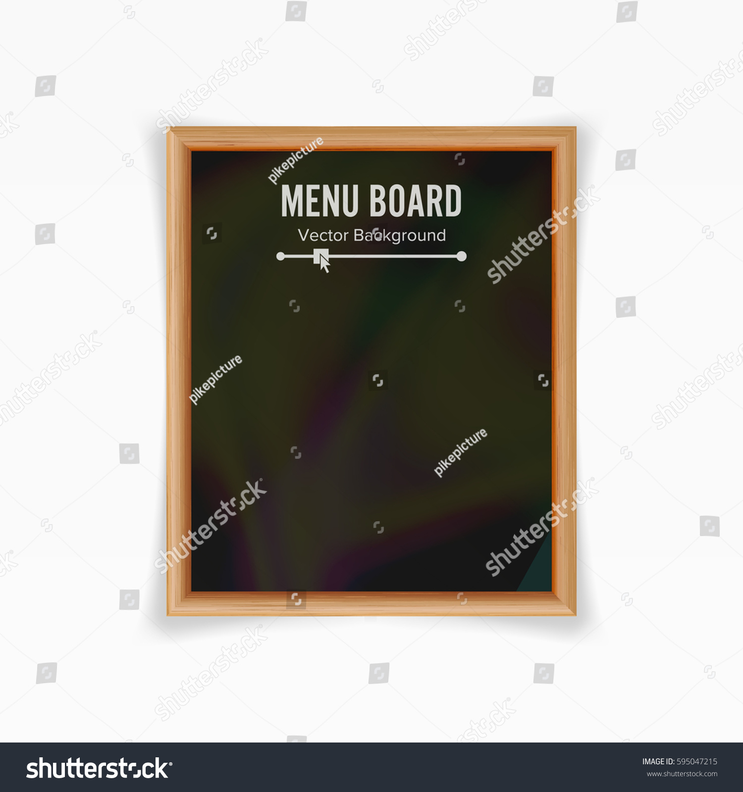 blank restaurant menu