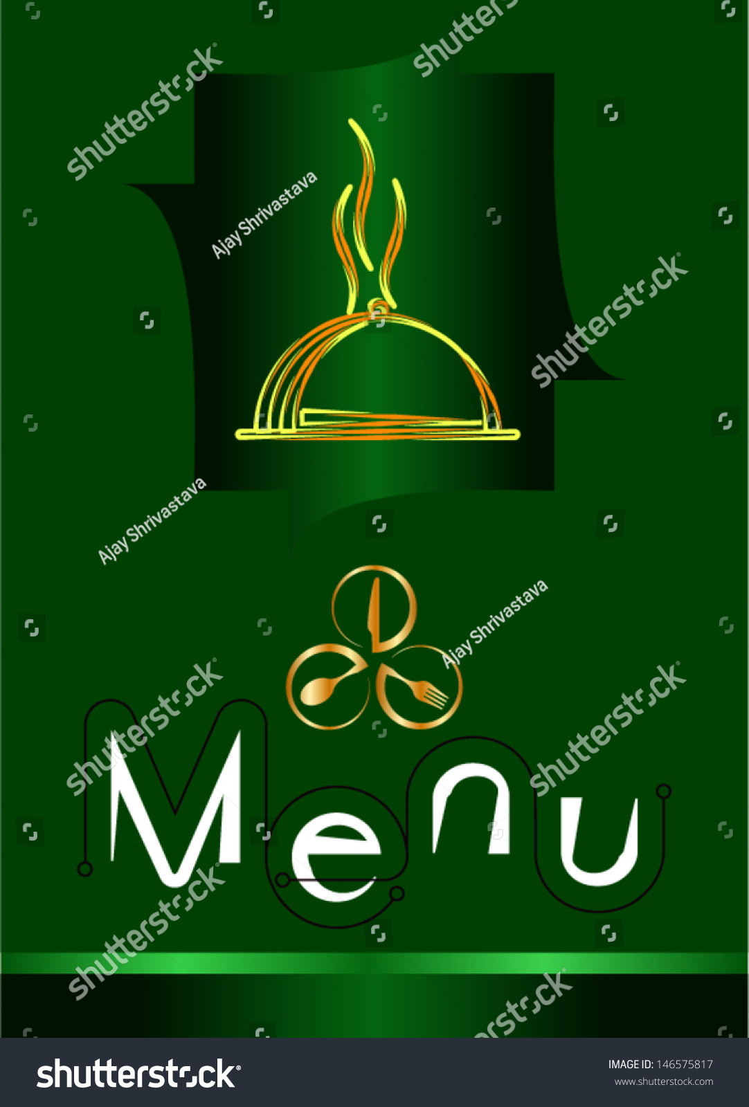 Menu Design Template Stock Vector (Royalty Free) 146575817 | Shutterstock