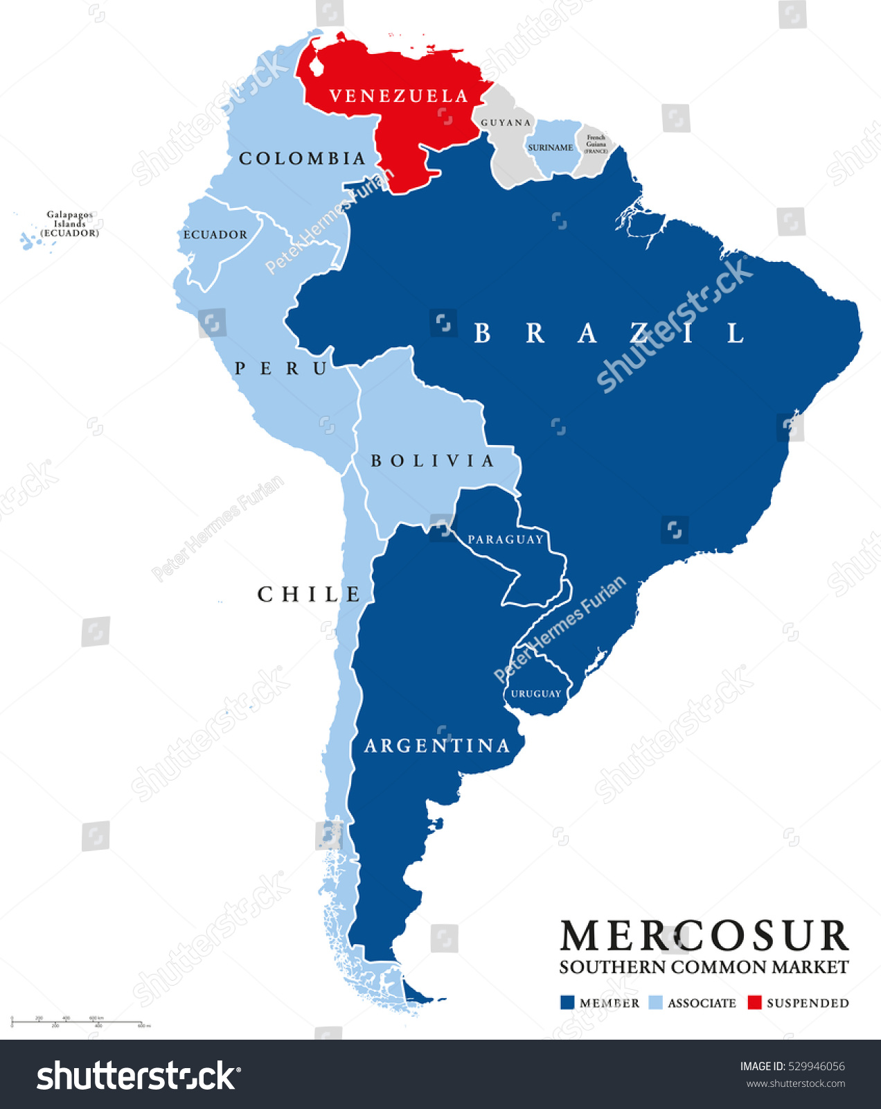 メルコスールの国々は 加盟停止中のベネズエラと地図を作成している 南部共通市場 またメルコスル アルゼンチン ブラジル パラグアイ ウルグアイとの自由貿易圏 英語の表示 イラトス ベクター画像 のベクター画像素材 ロイヤリティフリー