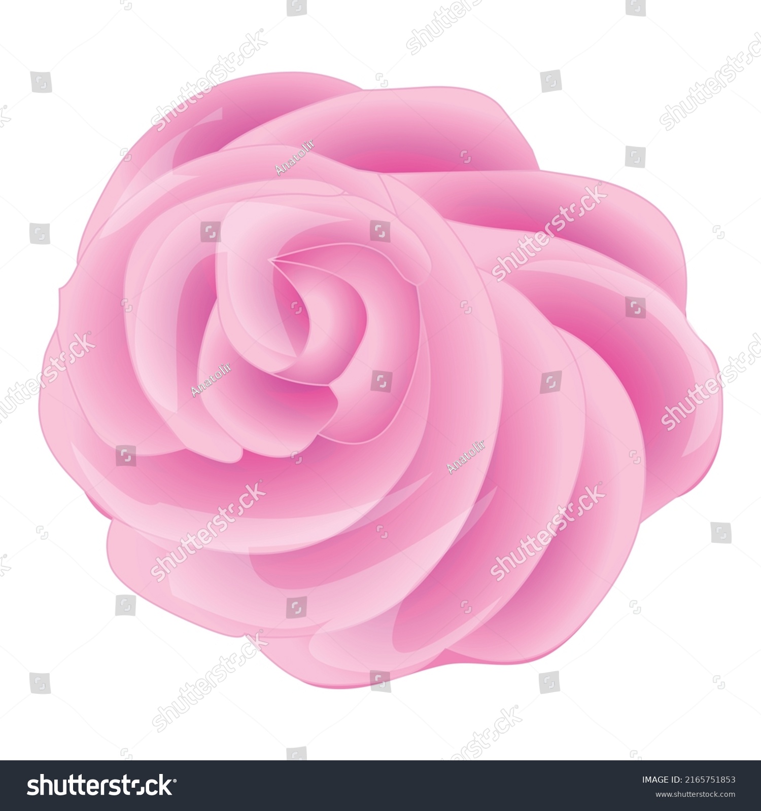 Meringue Icon Cartoon Vector Cream Cake Stock Vector Royalty Free