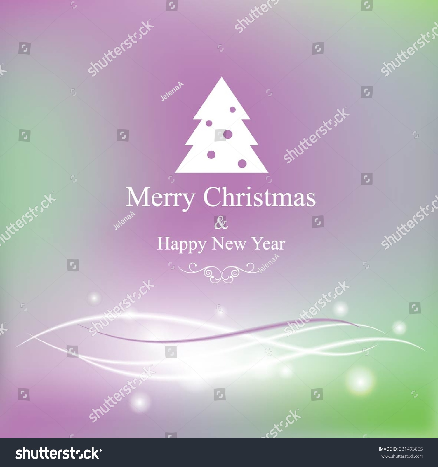 Merry Christmas And Happy New Year Stock Vector Illustration 231493855 : Shutterstock