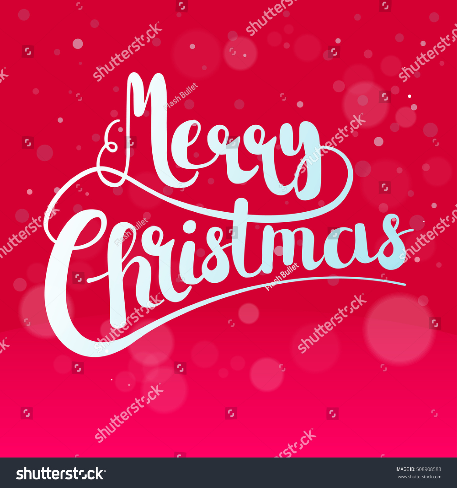 Merry Christmas, Card Concept, Poster Lettering Idea Celebratory Banner ...