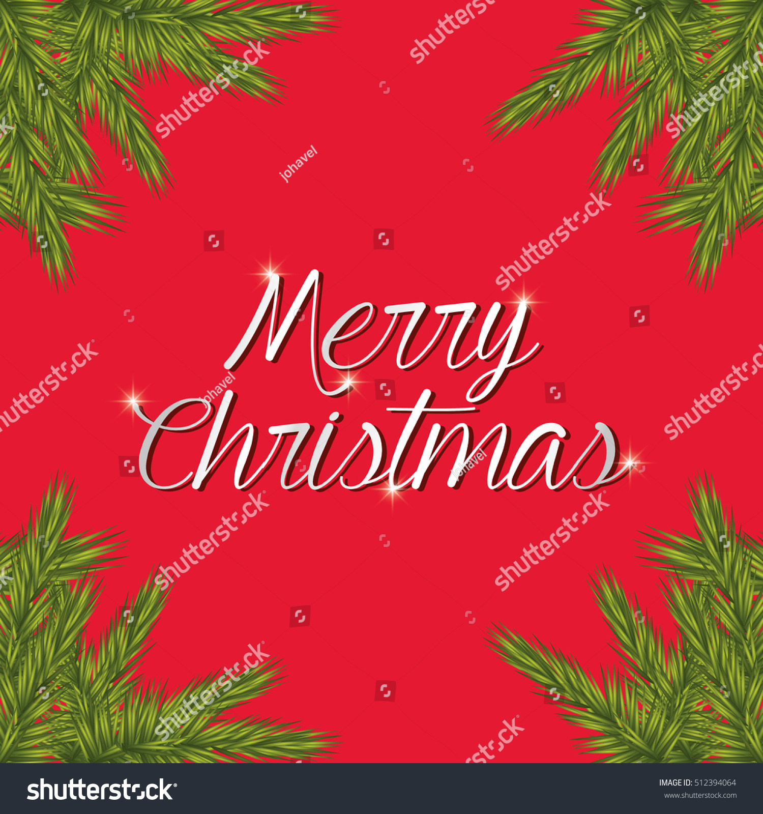 Merry Christmas Card Icon Vector Illustration Graphic Design 