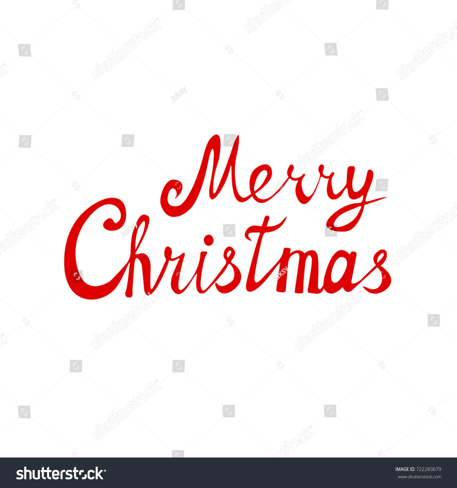 Merry Christmas Lettering Vector Logo Text Stock Vector (Royalty Free ...