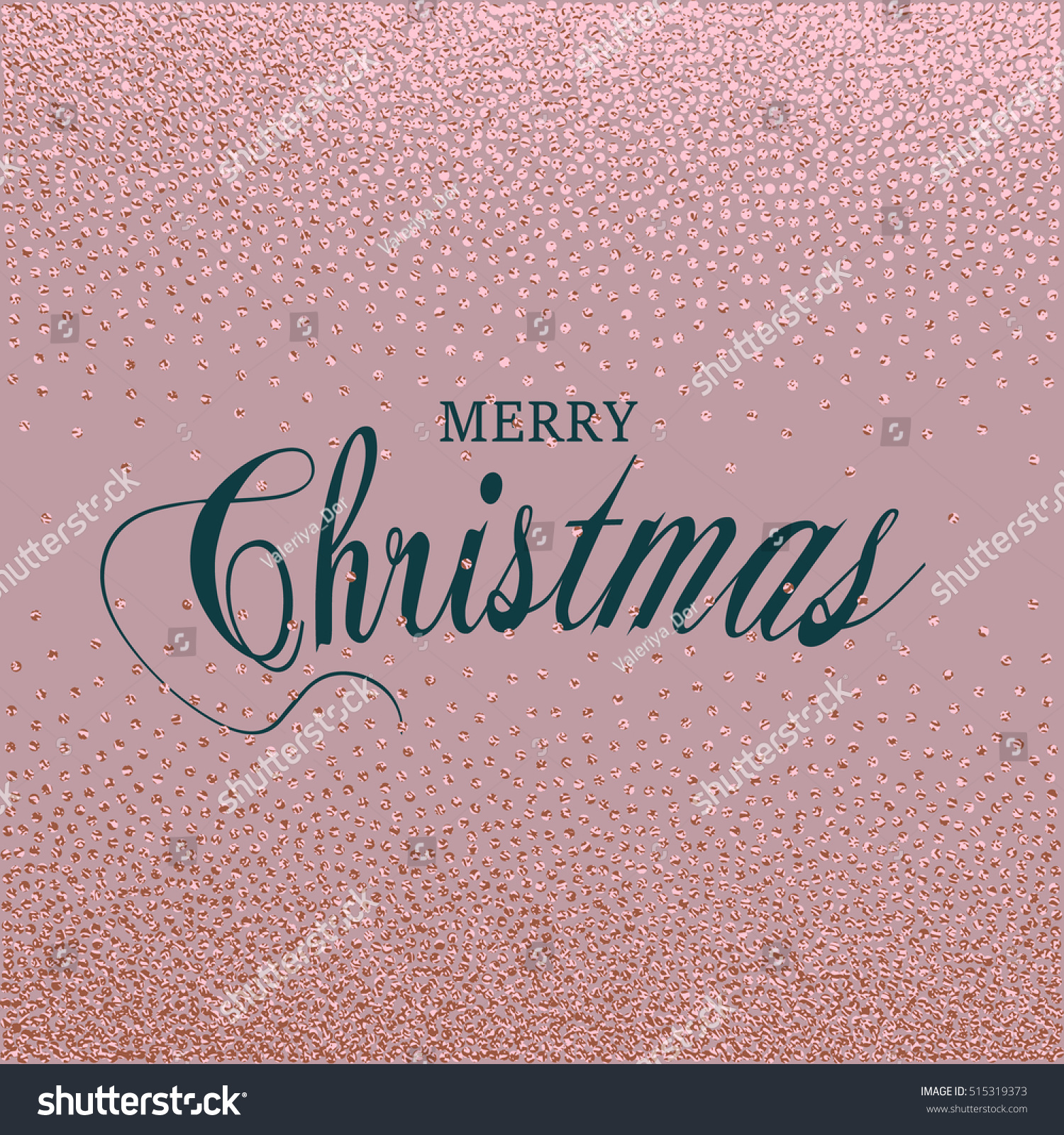 SVG of Merry Christmas. Metallic glossy texture. Metal rose quartz pattern. Abstract shiny background. Luxury sparkling background for greeting cards, posters, typography. svg