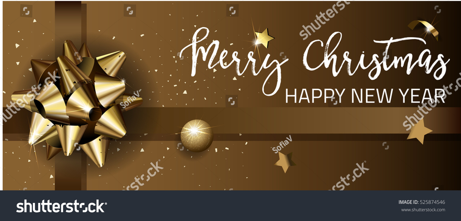 merry christmas banner template