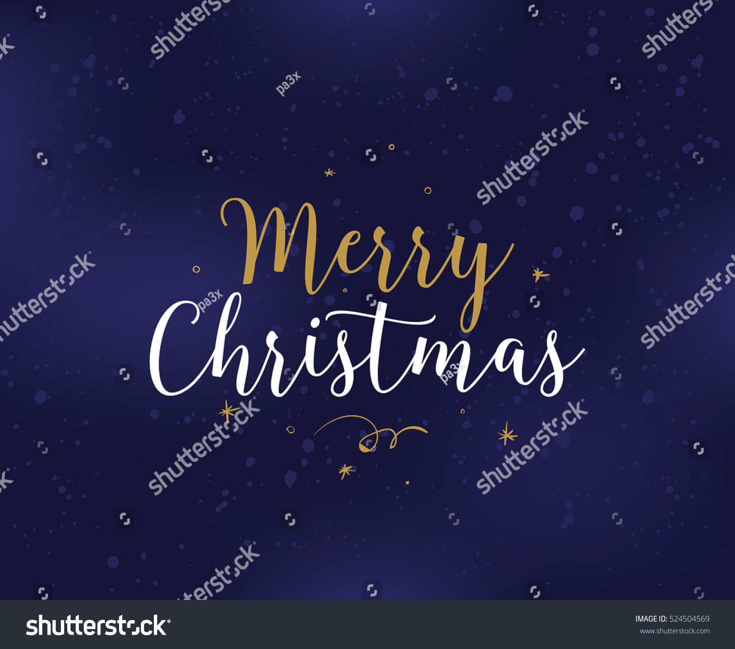 Merry Christmas Text Design. Vector Logo, Typography. Usable As Banner ...