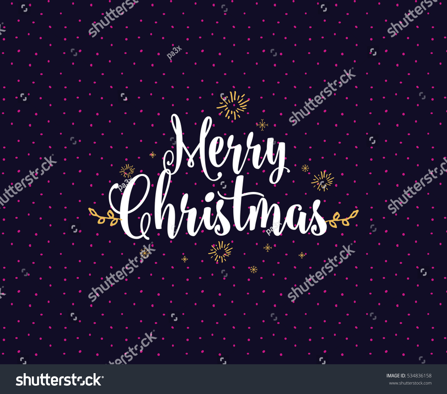 Merry Christmas Text Design. Vector Logo, Typography. Usable As Banner, Greeting Card, Gift