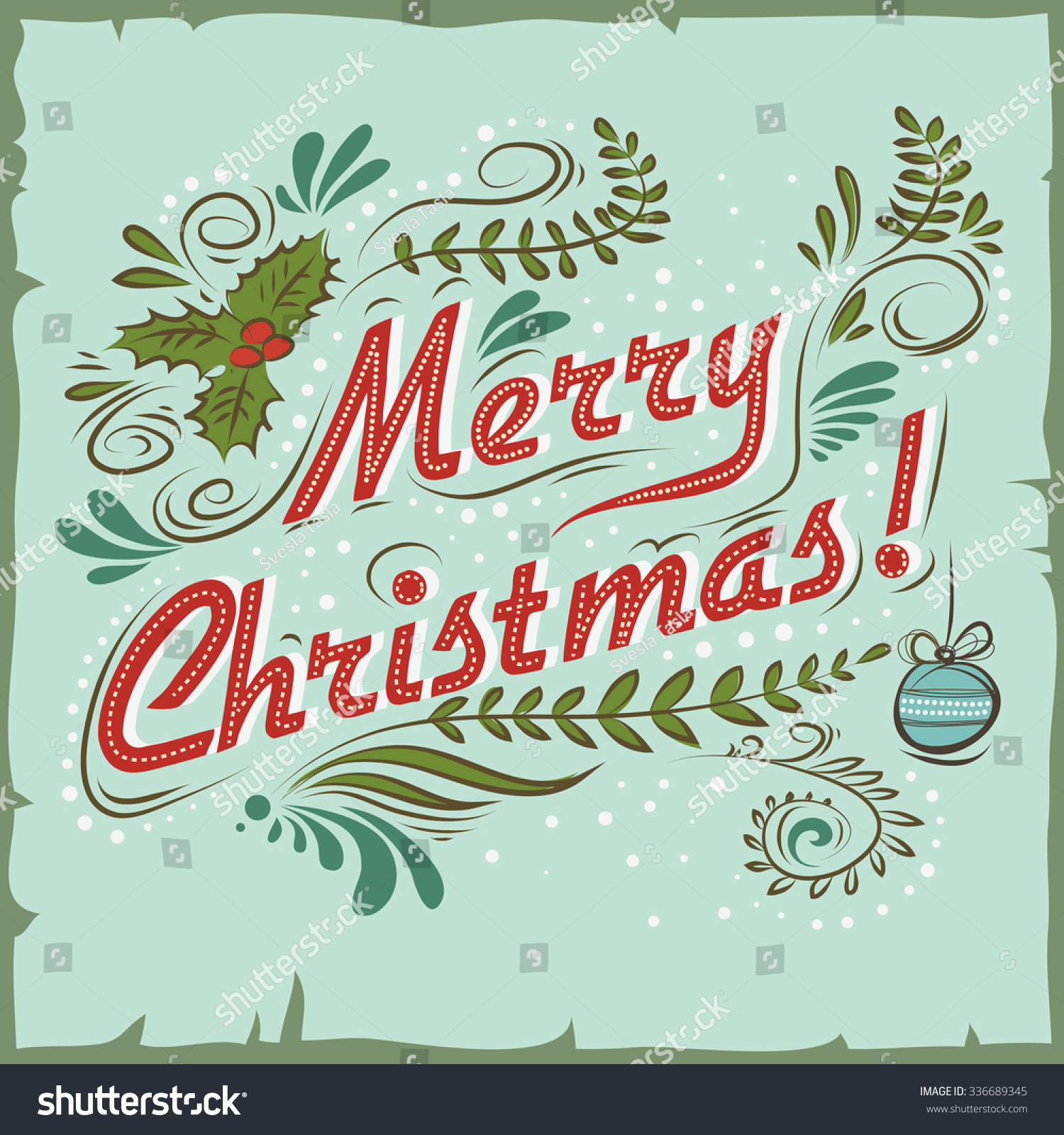merry christmas vintage christmas greeting card with typography lettering - Vintage Christmas Pictures merry christmas vintage christmas greeting card with typography lettering - Vintage Christmas Pictures