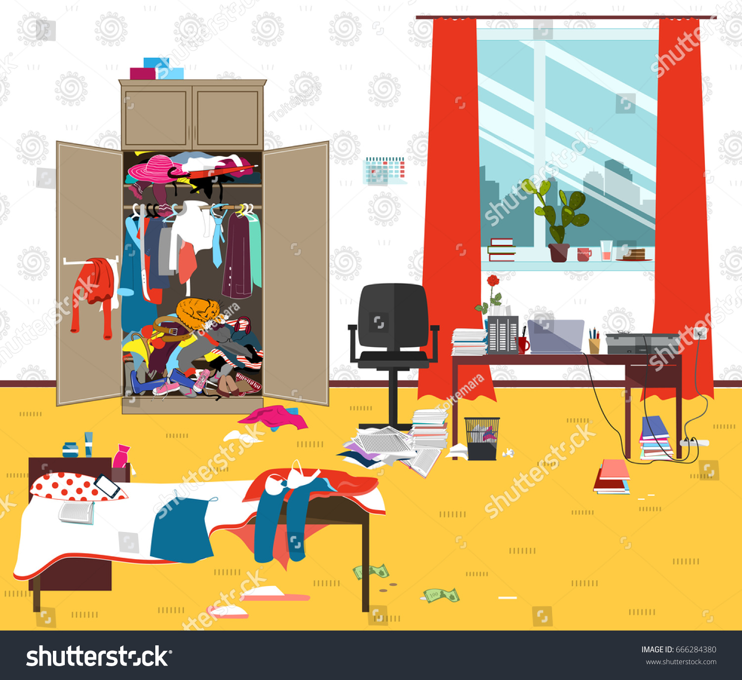 135 Student bed messy Images, Stock Photos & Vectors | Shutterstock