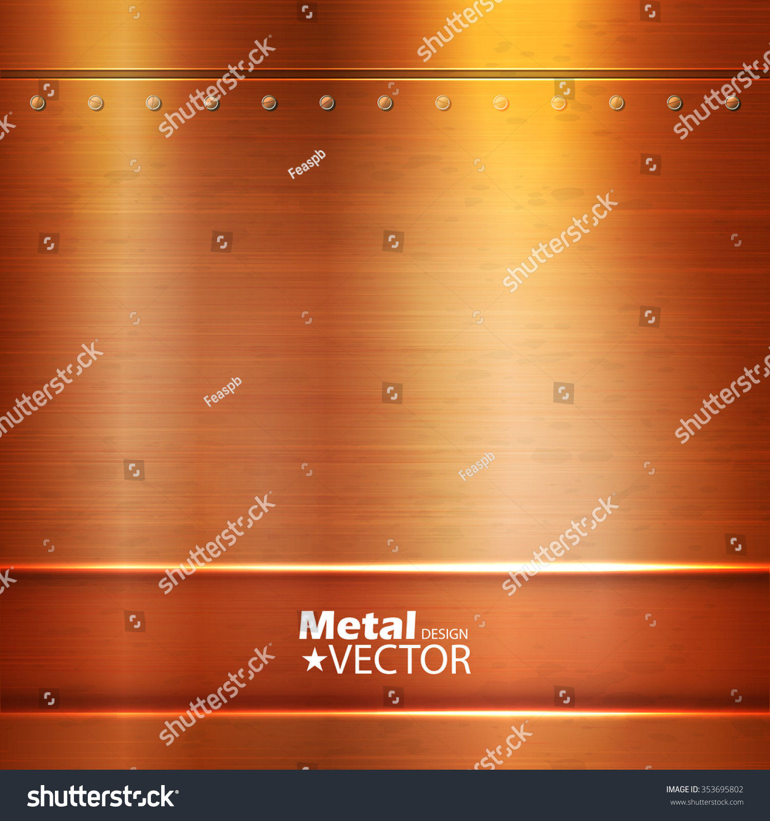 Metal Abstract Background Copper Vector Illustration Stock Vector 353695802 Shutterstock 1657