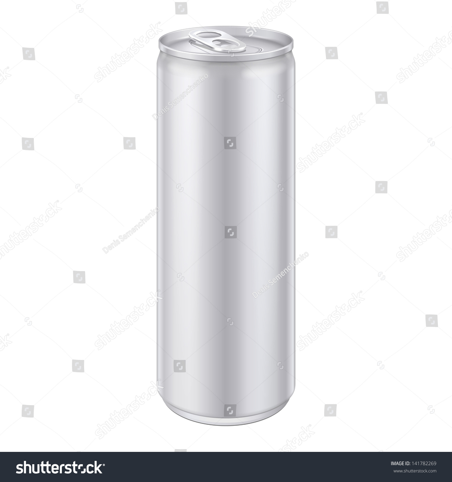 SVG of Metal Aluminum Beverage Drink Can 250ml. Mockup Template Ready For Your Design. Isolated On White Background. Product Packing. Vector EPS10 Product Packing Vector EPS10 svg