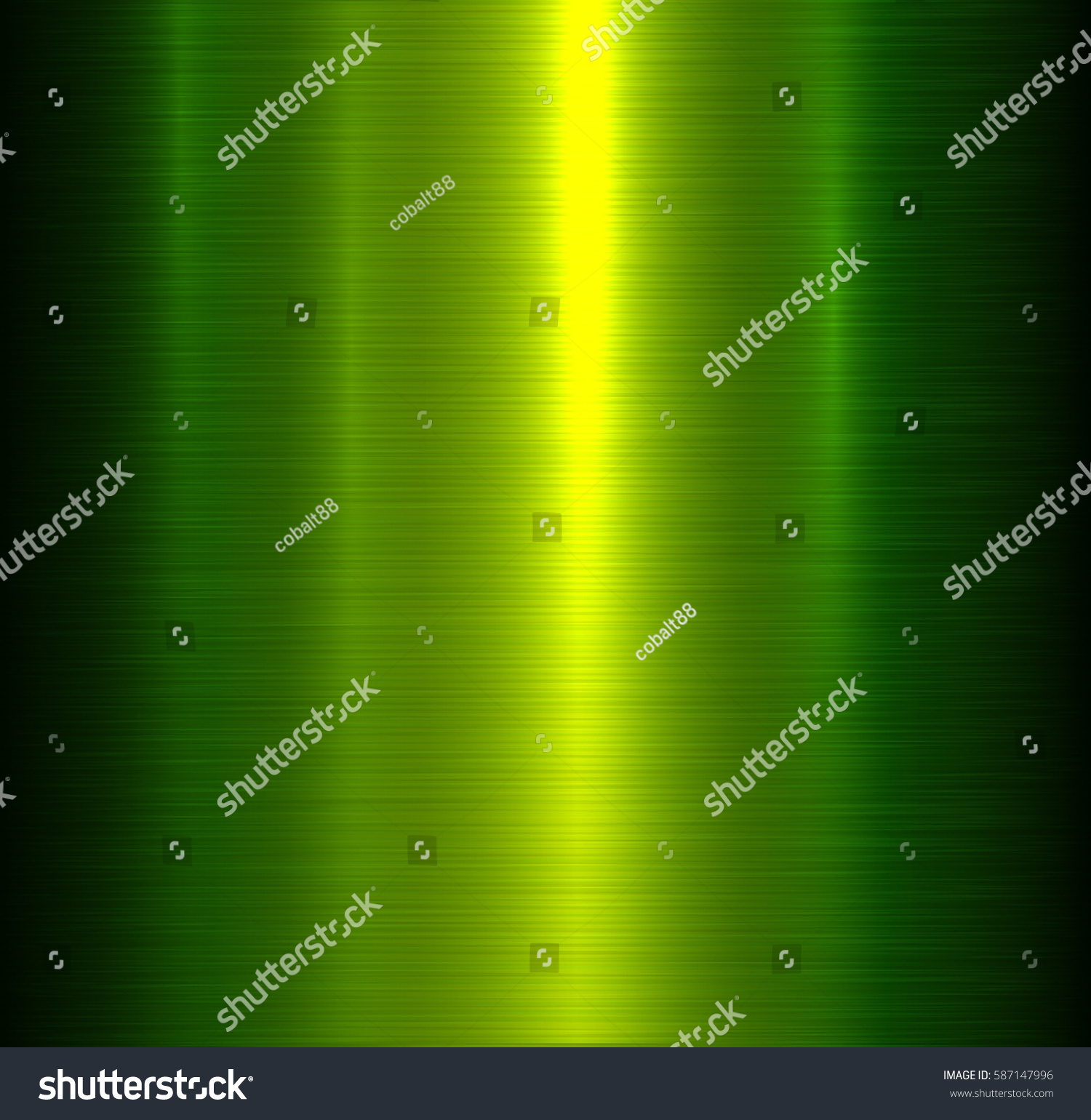 Metal Background Green Brushed Metallic Texture Stock Vector 587147996 ...