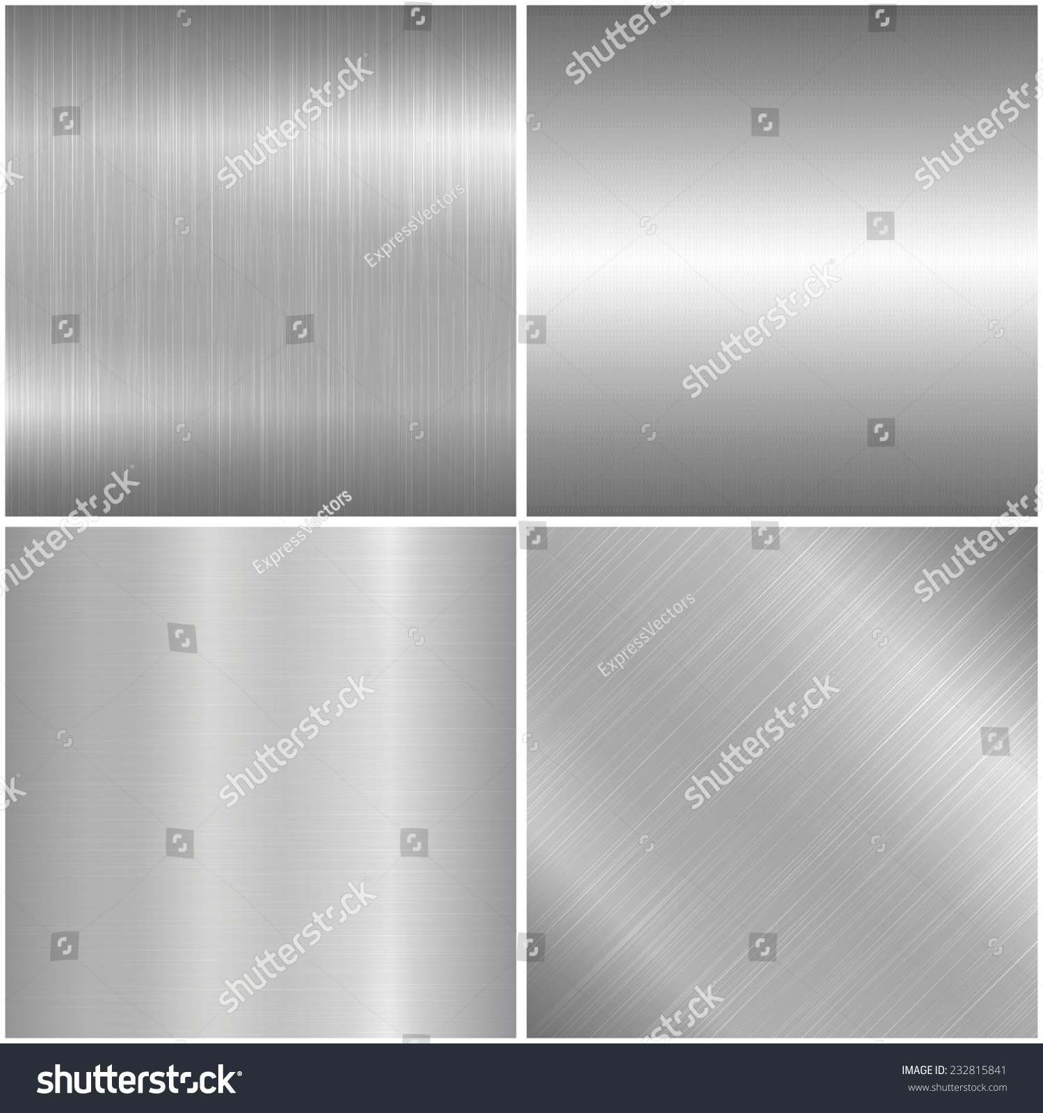 Metal Brushed Texture 4 Vector Backgrounds Stock Vector (Royalty Free ...