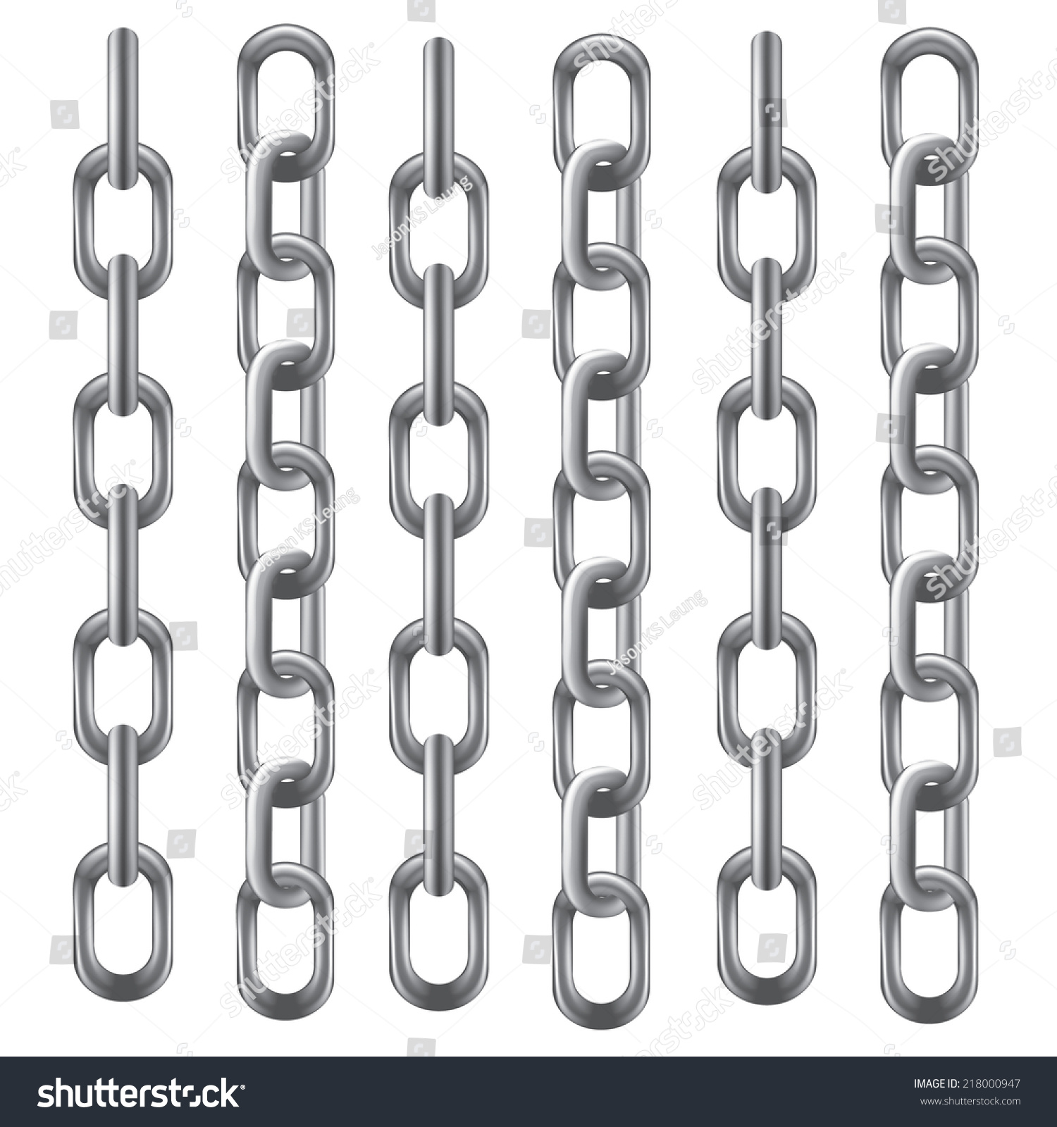 Metal Chain- Vector - 218000947 : Shutterstock