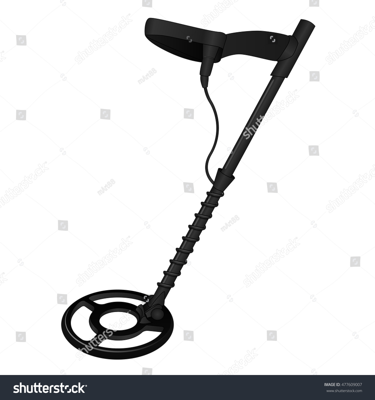 Metal Detector Stock Vector (Royalty Free) 477609007 Shutterstock