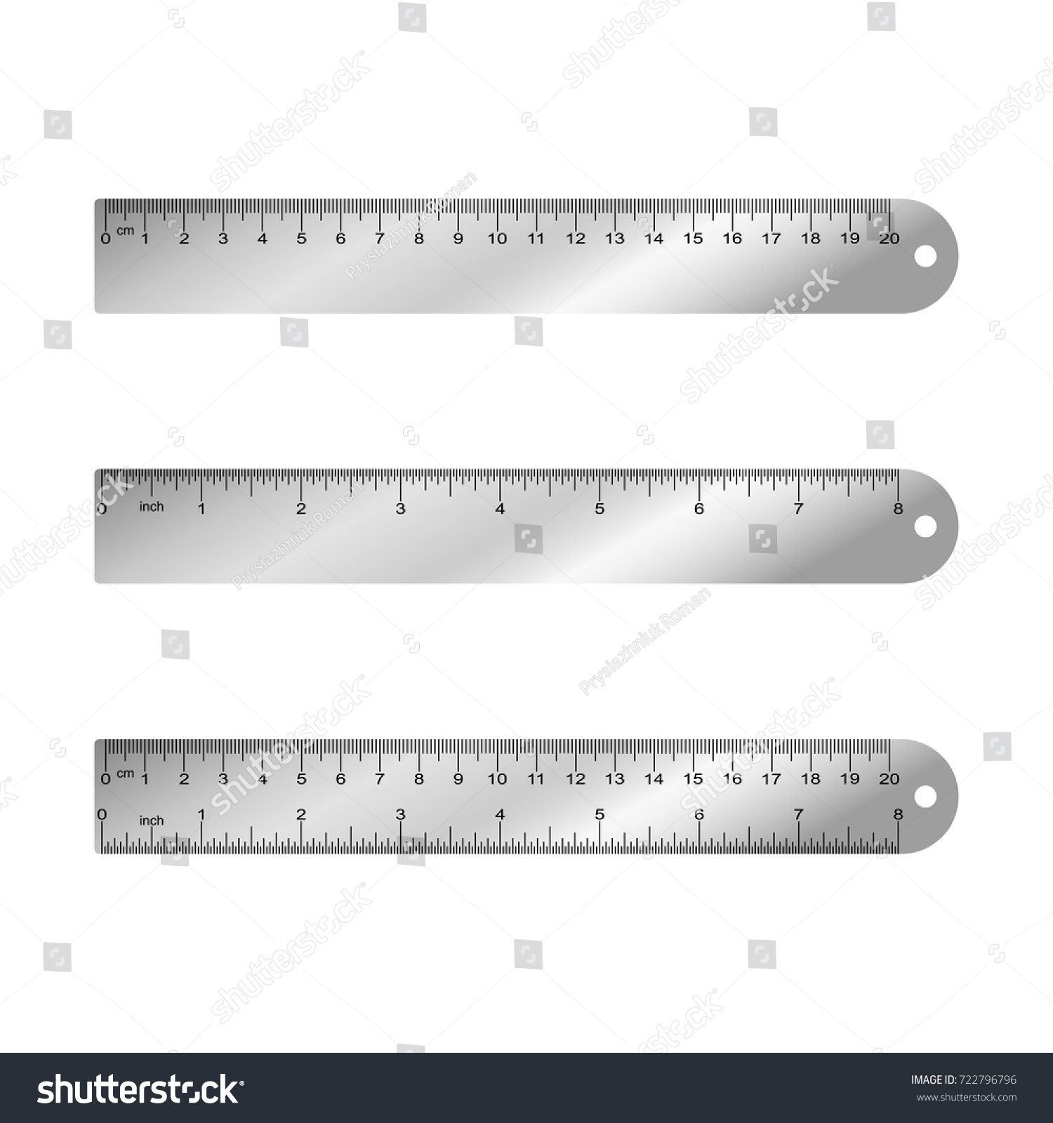 worksheet Measuring Centimeters metal measuring rulers centimeters inches millimeter stock vector in aparted and combined illustration