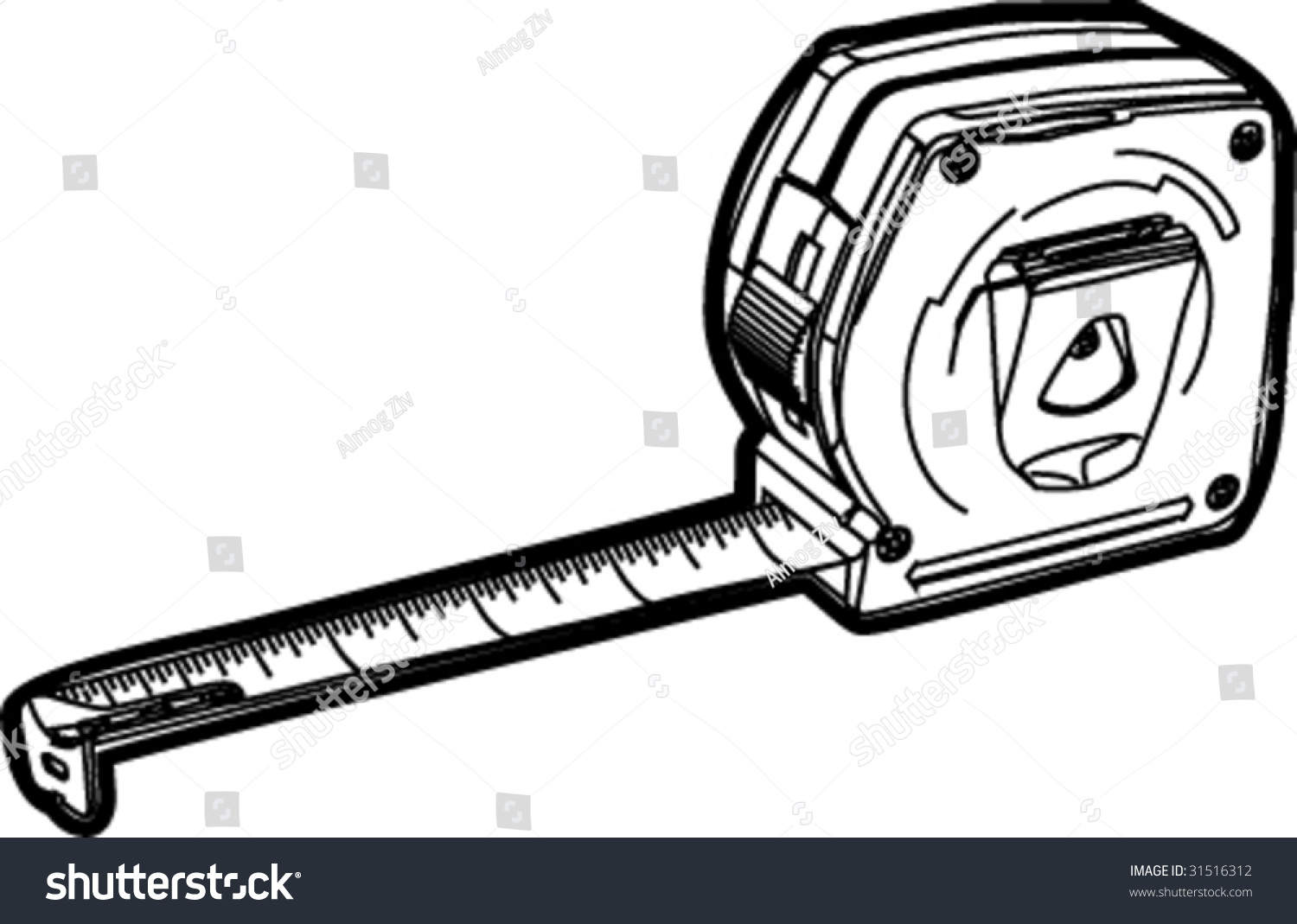 Meter Tool Stock Vector Illustration 31516312 : Shutterstock