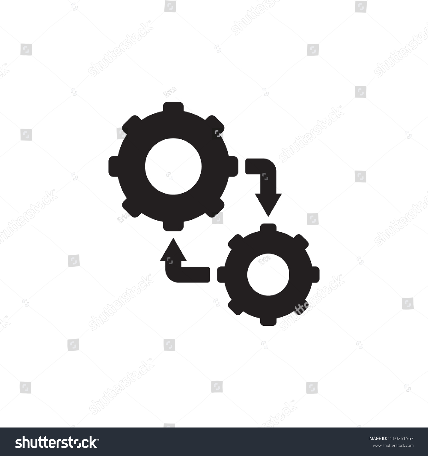 Methodology Icon Development Process Sign Vector Stock Vector (Royalty ...