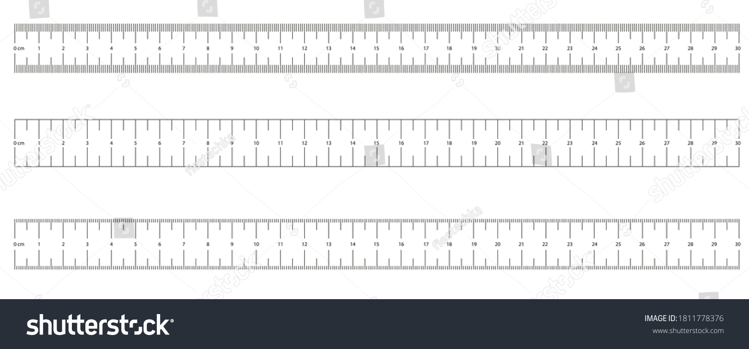 Metric Imperial Rulers Scale Ruler Inches Stock Vector Royalty Free 1811778376 Shutterstock 3908