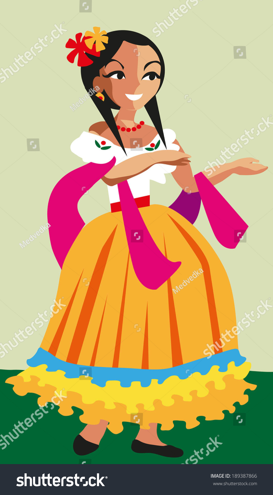 Mexican Cartoon Characters Female, Mexican Girl Clipart | Free download