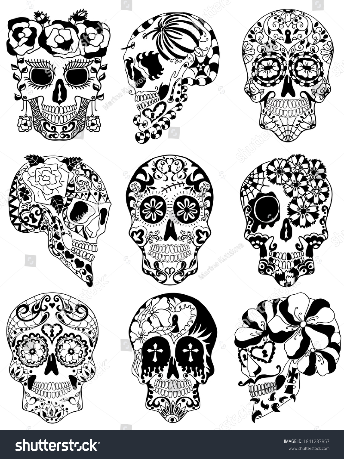 69,962 Day of the death skull Images, Stock Photos & Vectors | Shutterstock