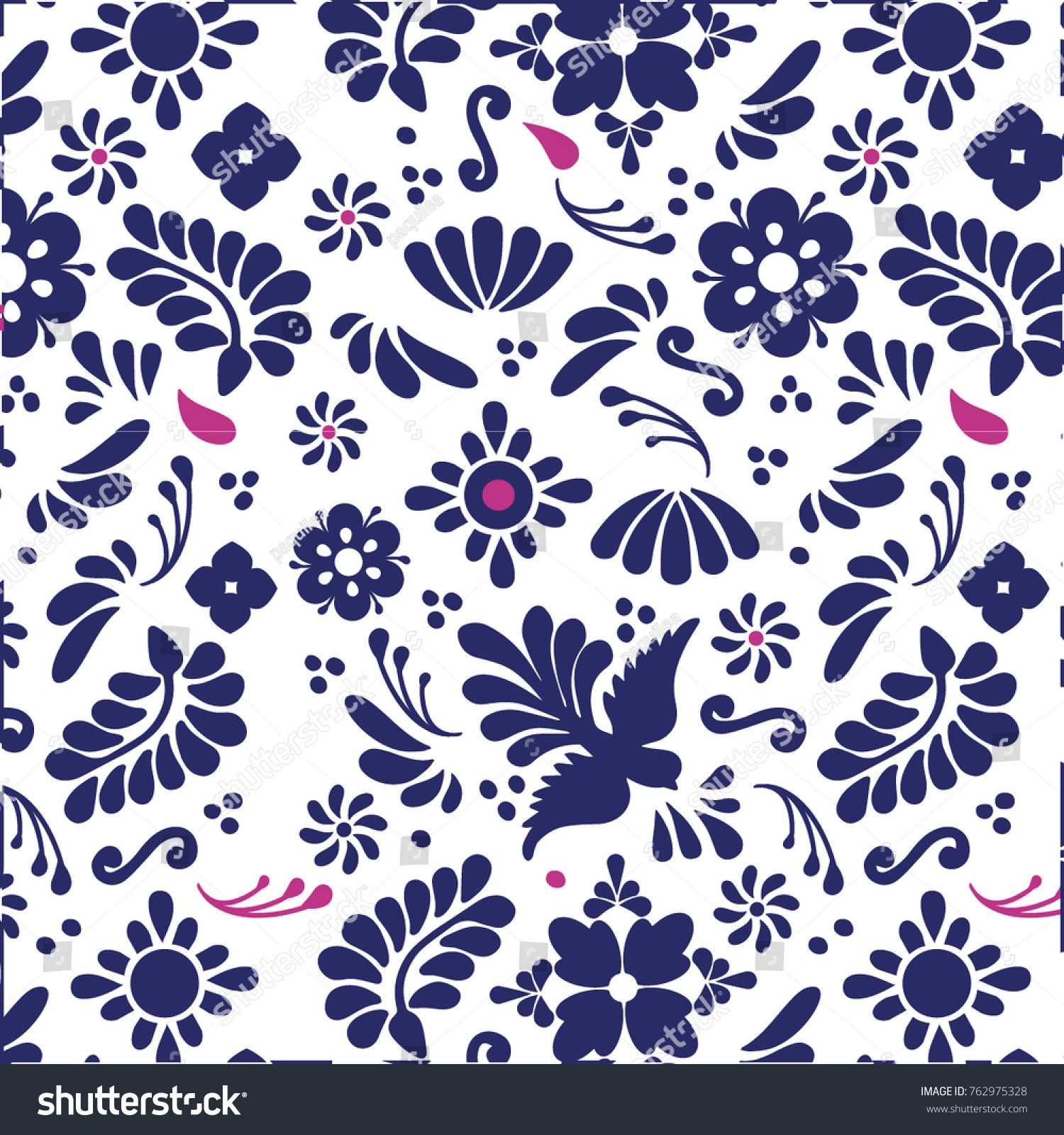 mexican pattern talavera stock