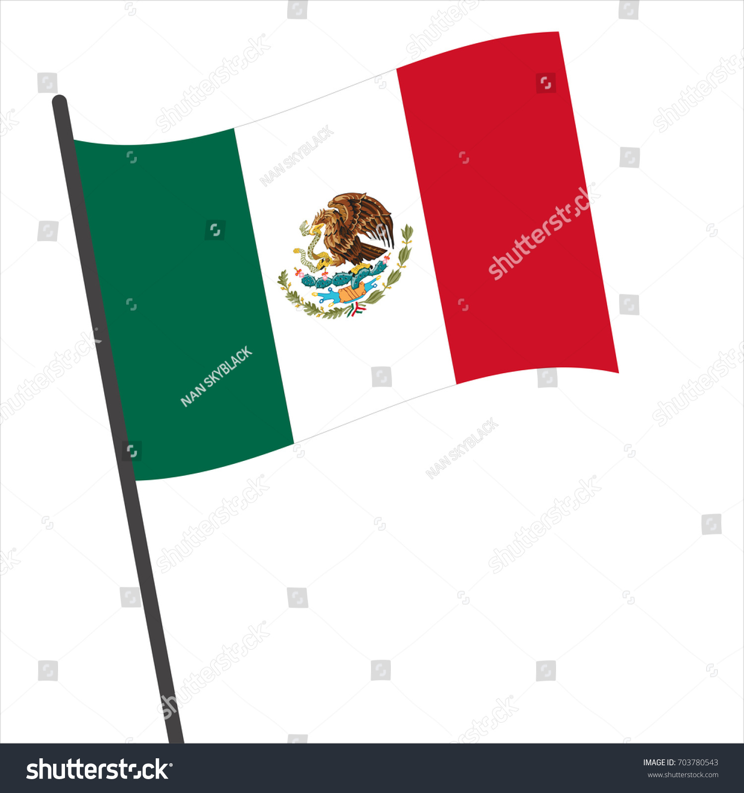 メキシコ 国旗 イラスト イラストが最高です
