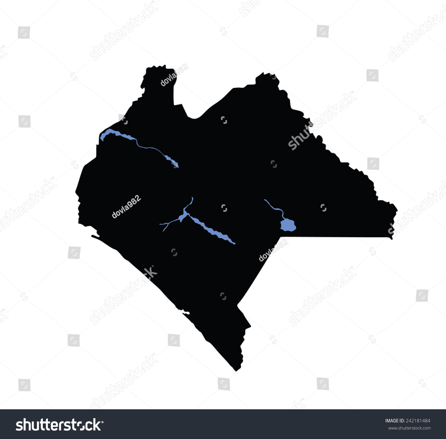 Mexico Province Map State Chiapas Vector Stock Vector Royalty Free 242181484 8779
