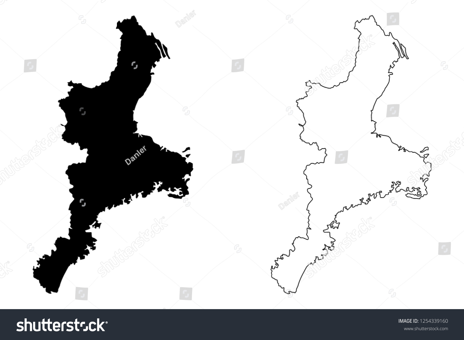 三重県 日本国行政区 の地図ベクターイラスト 落書きスケッチ三重図 のベクター画像素材 ロイヤリティフリー