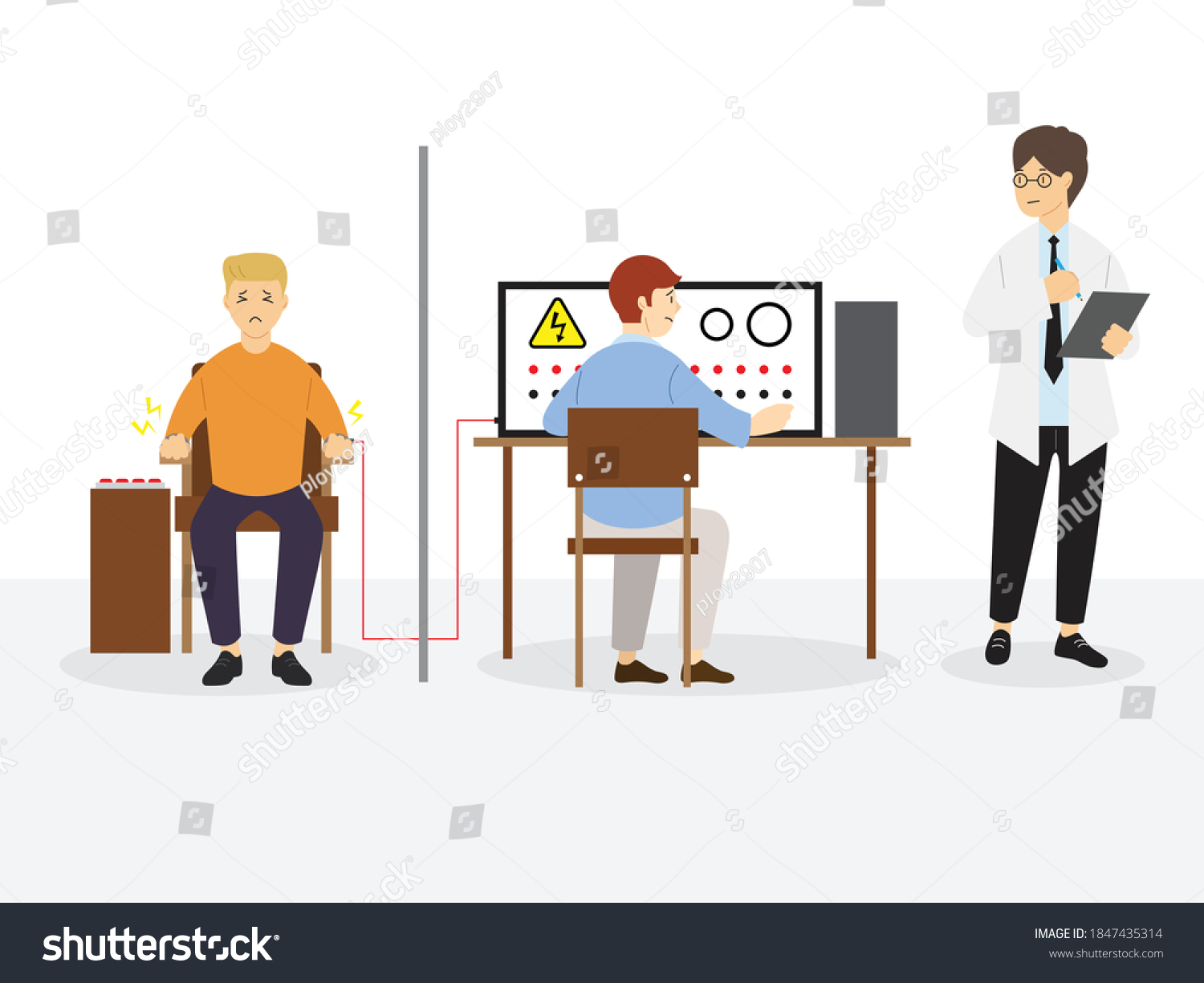 milgram experiment cartoon