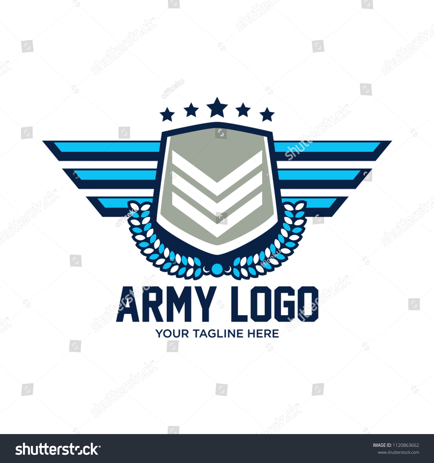 Military Epaulettes Icon Element Military Mobile Stock Vector (Royalty ...