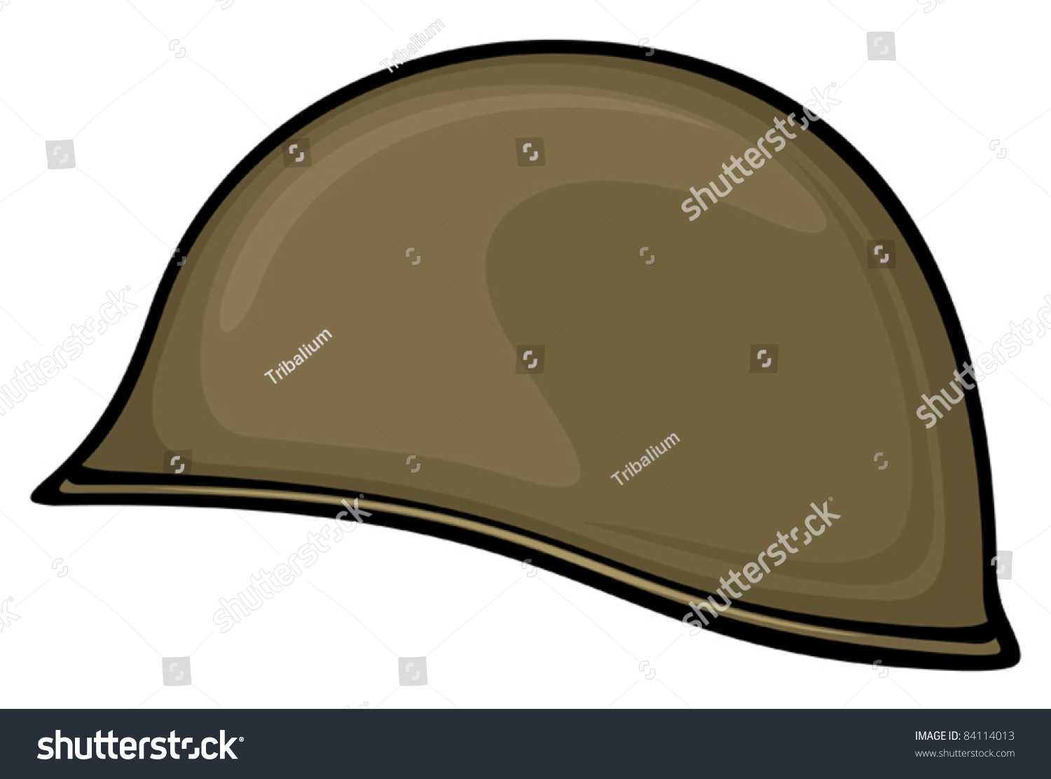 Military Helmet Stock Vector (Royalty Free) 84114013 - Shutterstock