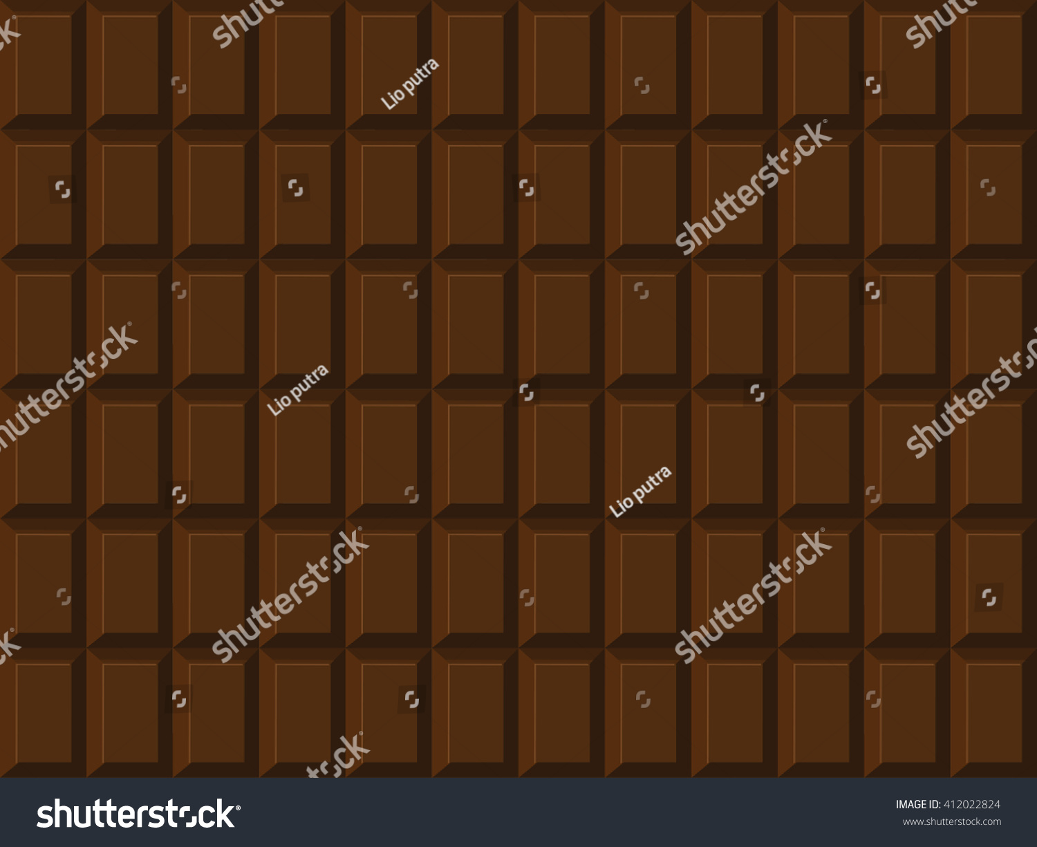 Milk Chocolate Background Wallpaper Graphic Design Stock Vector