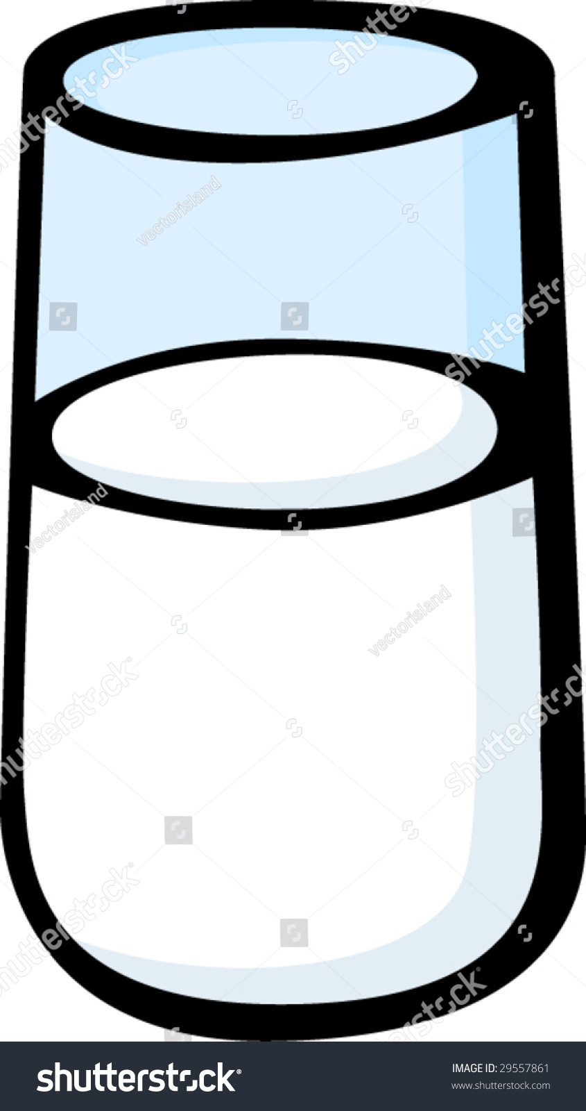 Milk Glass Stock Vector (Royalty Free) 29557861 - Shutterstock