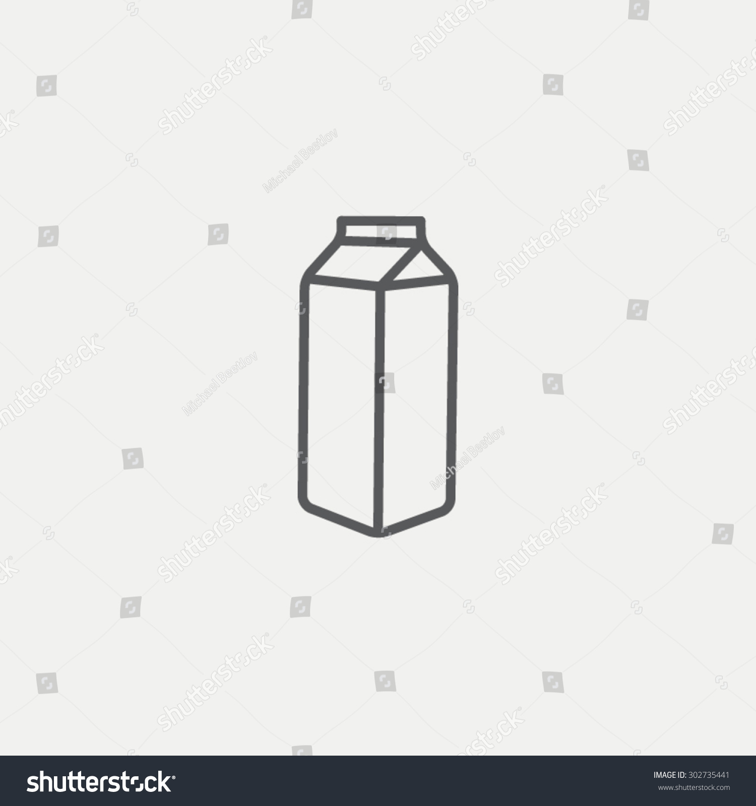 Milk Icon Stock Vector 302735441 - Shutterstock