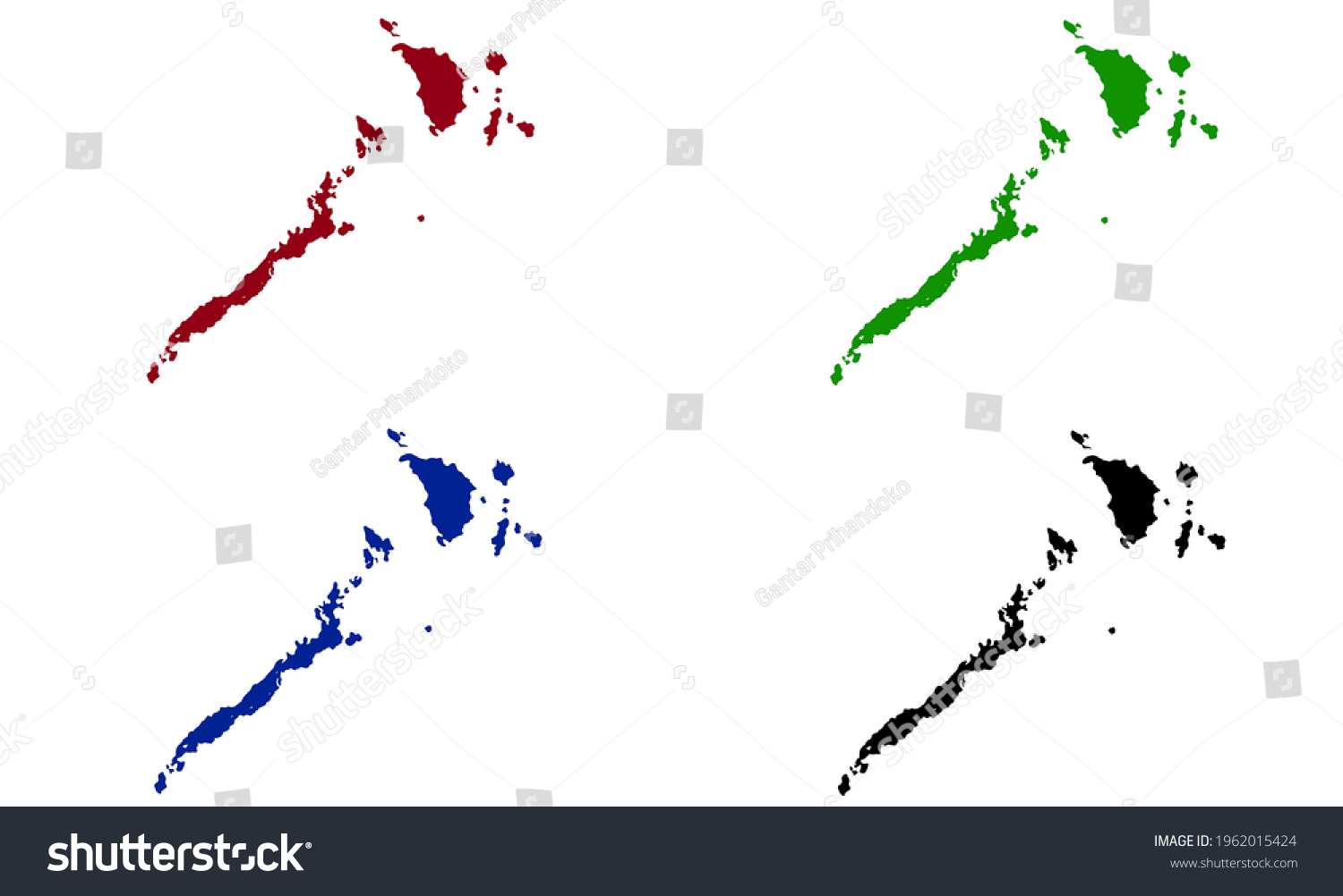 Mimaropa Map Silhouette Design Philippines White Stock Vector (Royalty ...