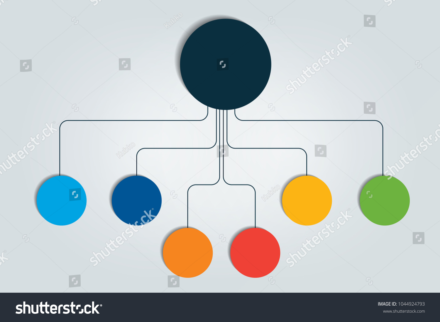 Mind Map Flowchart Infographic: Vector có sẵn (miễn phí bản quyền