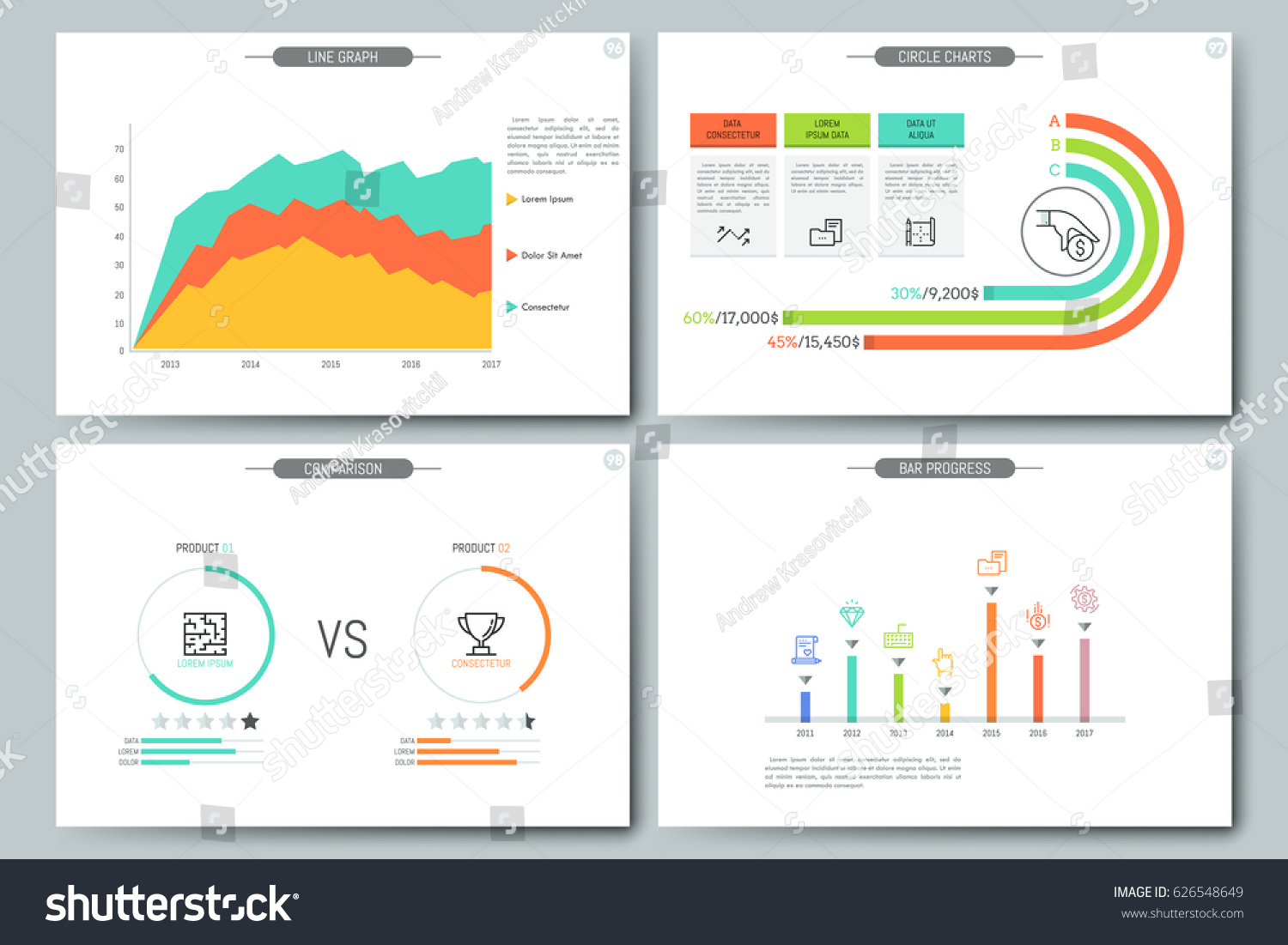 stock comparison chart