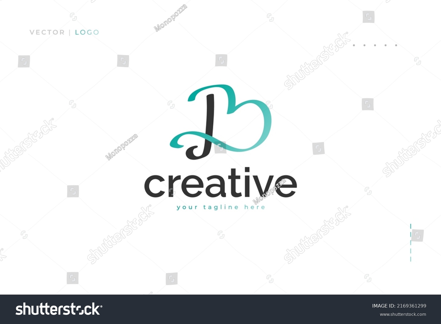 Minimal Letter B Logo Design Handwriting Stock Vector (Royalty Free ...