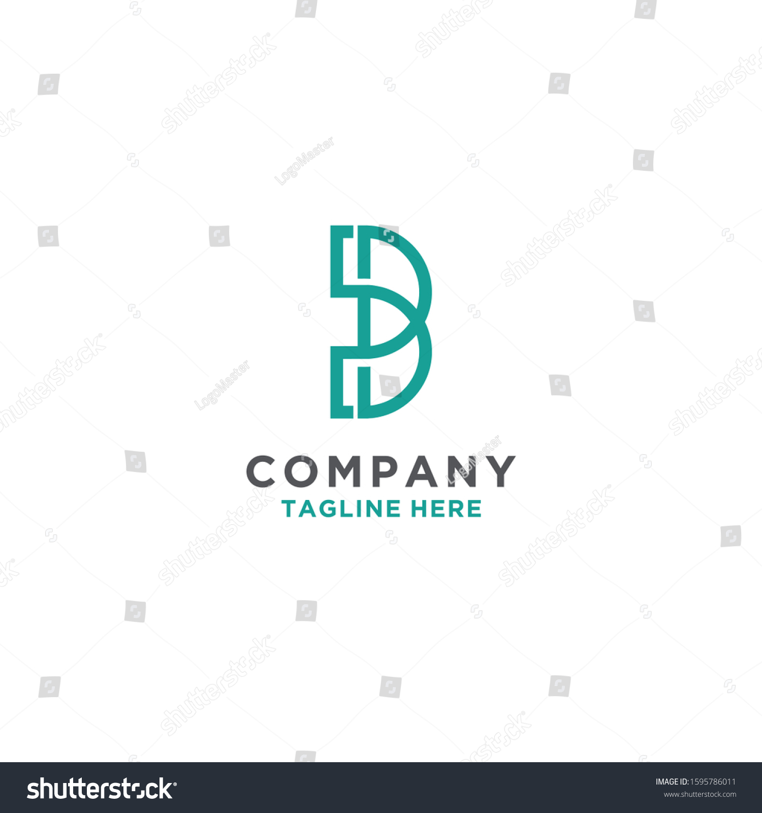 Minimalist Simple Letter B Logo Vector: เวกเตอร์สต็อก (ปลอดค่าลิขสิทธิ์ ...