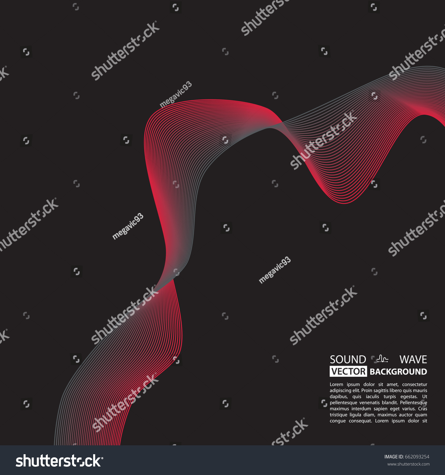 Minimalistic Abstract Line Background Vector Illustration Stock