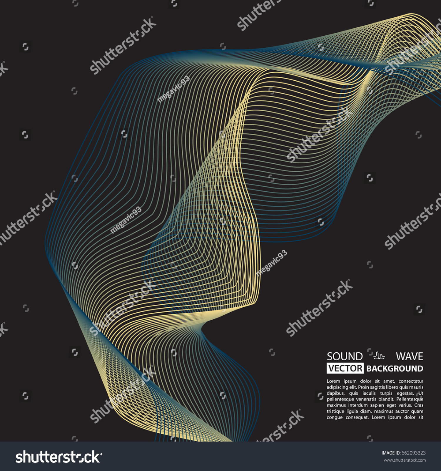 Minimalistic Abstract Line Background Vector Illustration Stock