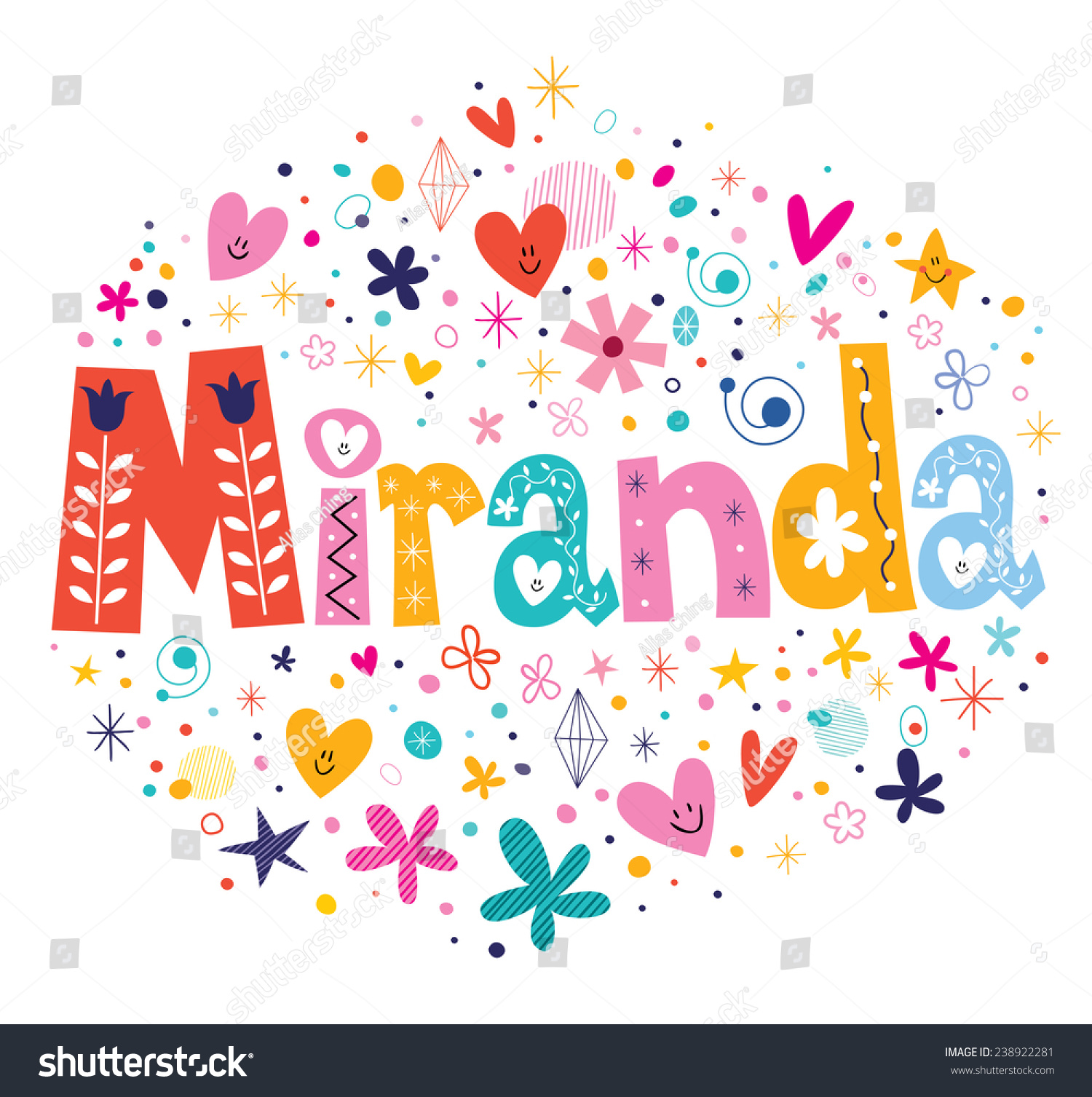 29 Miranda name Images, Stock Photos & Vectors | Shutterstock